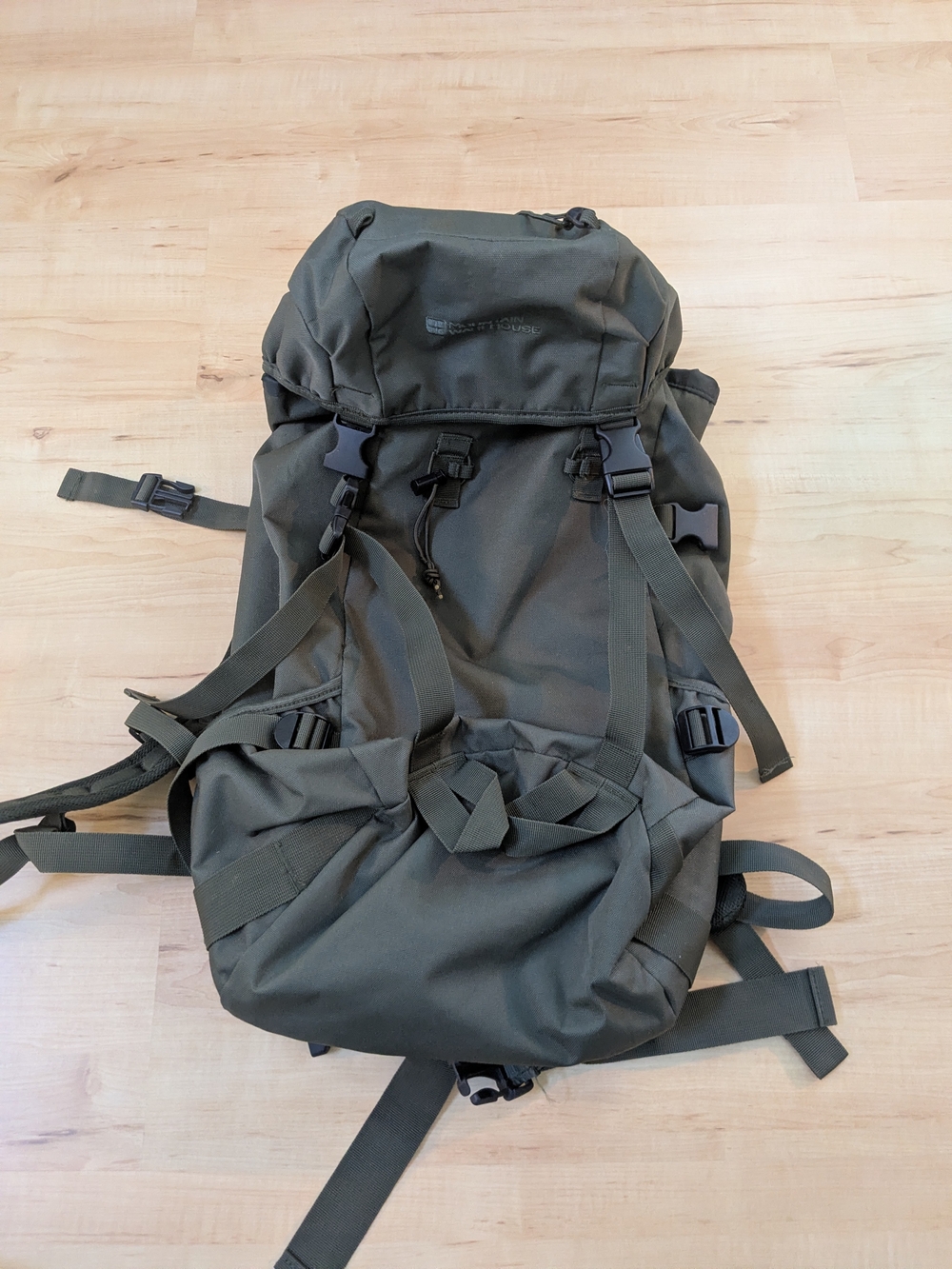 Mountain Warehouse 50L Olive Green Backpack 🥾